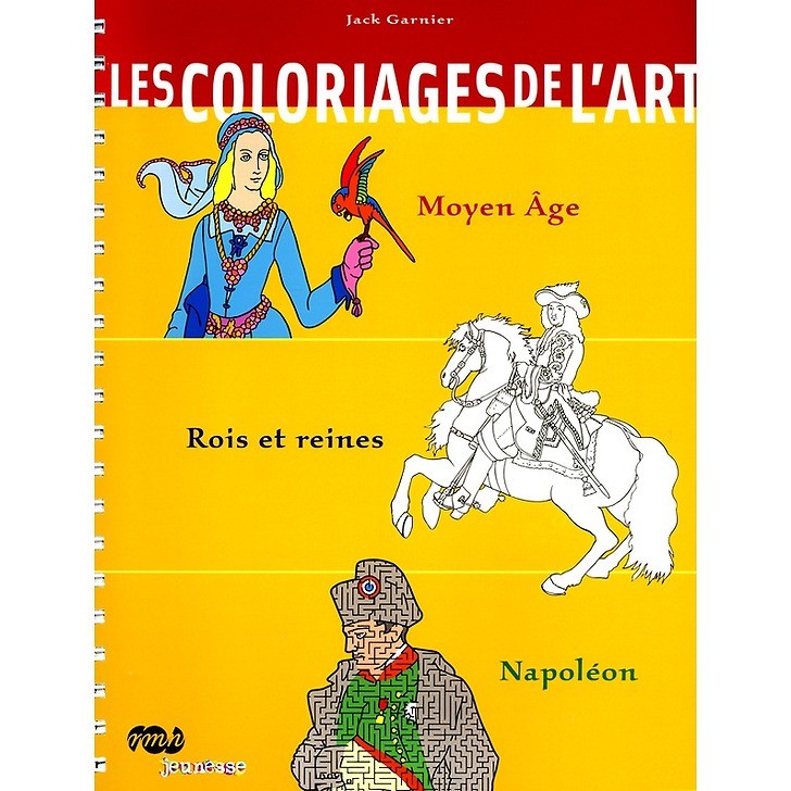 Colouring Book - Les coloriages de l'art Moyen Âge, Rois et reines, Napoléon - Versailles