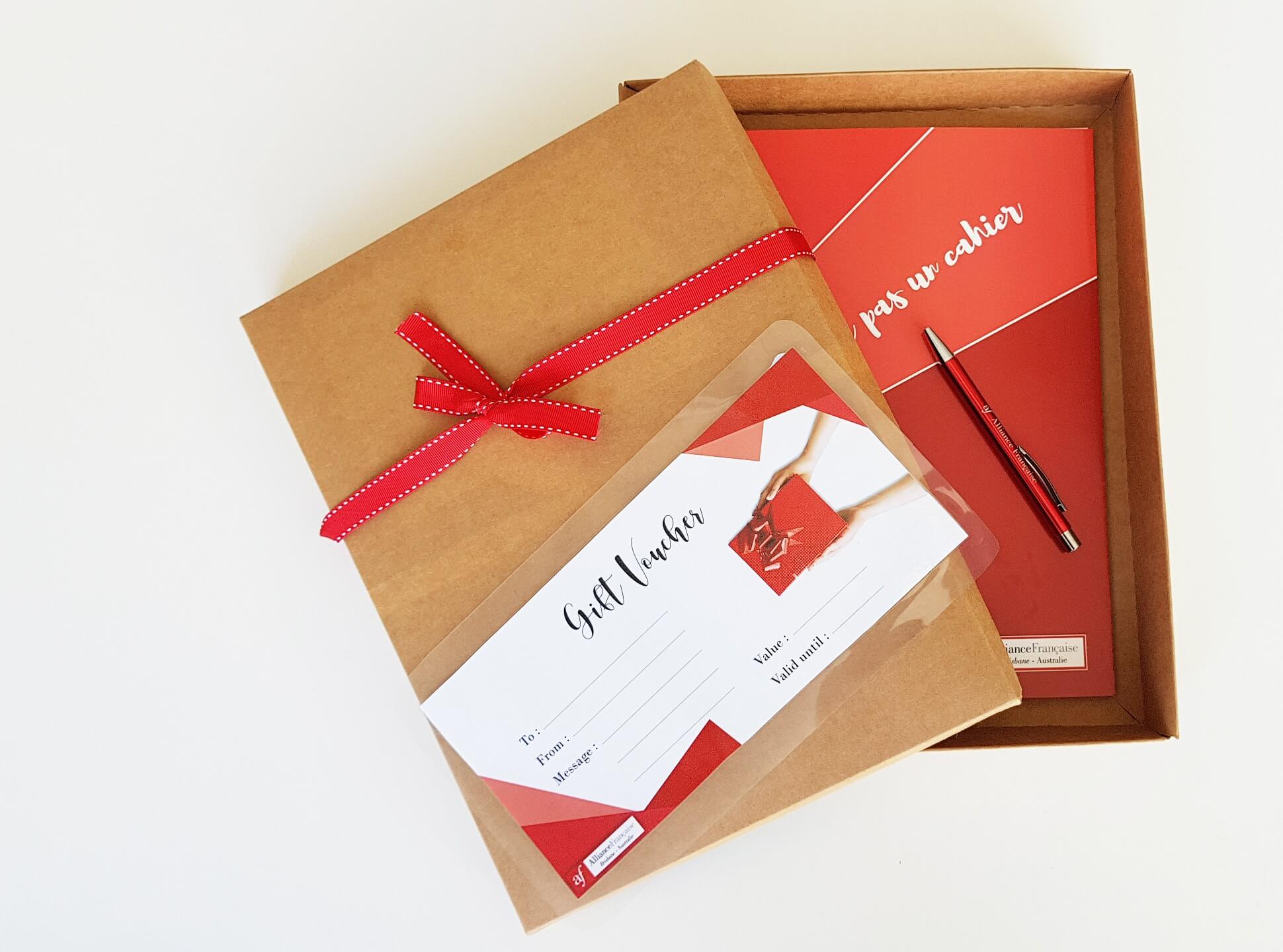 Merchandise Gift Box - A4 notebook & pen